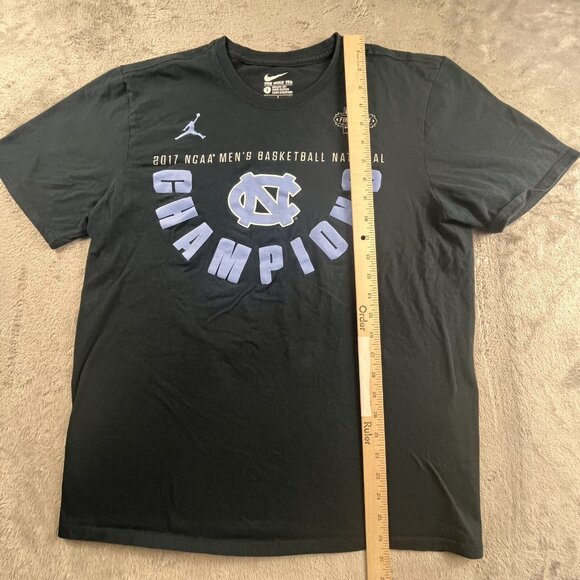 NIKE North Carolina Tar Heels Shirt Men Large 2017 Champion Athletic Cut Jordan - Picture 7 of 8